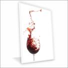 Quadro Explosão de Vinho Canvas Sem Vidro
