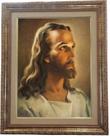 Quadro Face De Jesus Cristo, Mod. 13, Tam. 53x43cm. Angelus