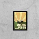Quadro Facebook Join The Cause! Your Friends Farm Need You! 33x24cm - com vidro