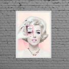 Quadro Fashion Marilyn Perfume 24x18cm