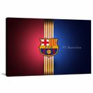 Quadro FC Barcelona Futebol decorativo com Tela em Tecido