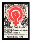 Quadro Feminismo Cartaz Dia Histórico Moldurado