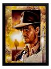 Quadro Filme Arte Indiana Jones Poster Com Moldura Quadro Filme Arte Indiana Jones Poster Com Moldura
