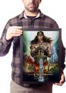 Quadro Filme Conan O Barbaro Arte Poster Na Moldura