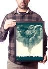 Quadro Filme Conte Comigo Arte Poster Na Moldura