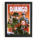 Quadro Filme Django Livre Arte Poster Com Moldura