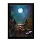 Quadro Filme E.t O Extraterrestre Arte Moldurada