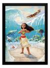 Quadro Filme Moana Um Mar De Aventuras Poster Moldurado