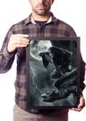 Quadro Filme O Corvo Arte Poster Na Moldura Quadro Filme O Corvo Arte Poster Na Moldura