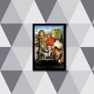 Quadro Filme Shrek Personagens 24x18cm