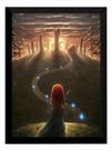 Quadro Filme Valente Princesa Disney Arte Poster Moldurado