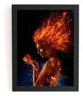 Quadro Filme X Men Fenix Negra Arte Poster Moldurado
