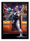Quadro Filmes Classicos Anos 80 Robocop Arte Poster Moldura