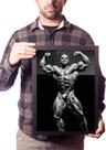 Quadro Flex Wheeler Fisiculturista Decoração Ct Academia Quadro Flex Wheeler Fisiculturista Decoração Ct Academia