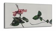 Quadro Flor Vintage Conjunto Vertical decorativoem Tecido Canvas 130x60