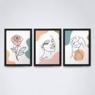 Quadro Flores Abstratas 07