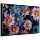 Quadro Flores Vibrantes em Harmonia Multicolorida