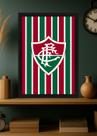 Quadro Fluminense Glória com Vidro e Moldura Preta