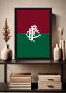 Quadro Fluminense Memórias com Vidro e Moldura Preta