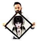 Quadro Formato Diamante Arte Elvira Trevosa