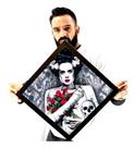 Quadro Formato Diamante Arte Noiva De Frankenstein