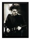 Quadro Foto Post Punk Goth Rock Robert Smith Cure 42x29cm