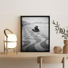 Quadro Foto Rio De Janeiro Antigo Casal Copacabana 33x24cm