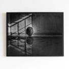 Quadro Fotografia Bola de Basquete 45x34cm - com vidro