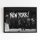 Quadro Fotografia Cena New York 33x24cm - com vidro