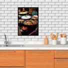 Quadro Fotografia Comida Mineira 45x34cm - com vidro