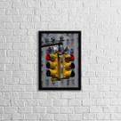 Quadro Fotografia Farol de Trânsito 24x18cm - com vidro