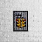 Quadro Fotografia Farol de Trânsito 45x34cm - com vidro