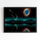 Quadro Fotografia Planetas 24x18cm