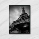 Quadro Fotografia Torre Eiffel 33x24cm - com vidro