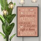 Quadro Frase Café Quentinho 24x18cm Quadro Frase Café Quentinho 24x18cm