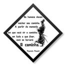Quadro Frase Miyamoto Musashi Torne-se O Caminho 46x46cm Quadro Frase Miyamoto Musashi Torne-se O Caminho 46x46cm