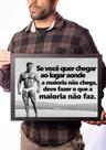 Quadro Frase Motivacional Musculação Academia Treino Quadro Frase Motivacional Musculação Academia Treino