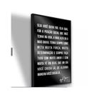 Quadro Frase Motivacional Senna com Moldura e Vidro 60x40