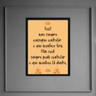 Quadro Frase Yoga - Controle 33x24cm Quadro Frase Yoga - Controle 33x24cm