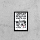 Quadro Frases Sobre Família 24x18cm