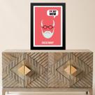 Quadro Freud - I Love My Mom 33x24cm - com vidro