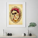 Quadro Frida Dia De Los Muertos - 60x48cm Quadro Frida Dia De Los Muertos - 60x48cm