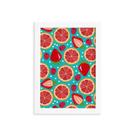 Quadro Frutas Coloridas Mistas Moldura Branca 33x43cm Quadro Frutas Coloridas Mistas Moldura Branca 33x43cm