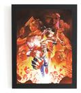 Quadro Game Fatal Fury Snk Arte Poster Moldurado Quadro Game Fatal Fury Snk Arte Poster Moldurado