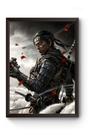 Quadro Game Ghost Of Tsushima Poster Moldurado