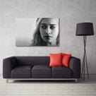 Quadro Game Of Thrones Preto e Branco Tela em Tecido