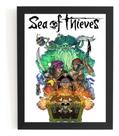 Quadro Game Sea Of Thieves Arte Poster Com Moldura