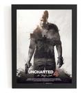 Quadro Game Uncharted 4 Arte Poster Moldurado