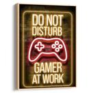 Quadro Gamer - Aviso de Não Perturbe