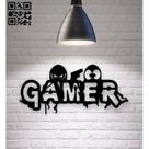 Quadro Gamer Mdf 40x18cm Quadro Gamer Mdf 40x18cm